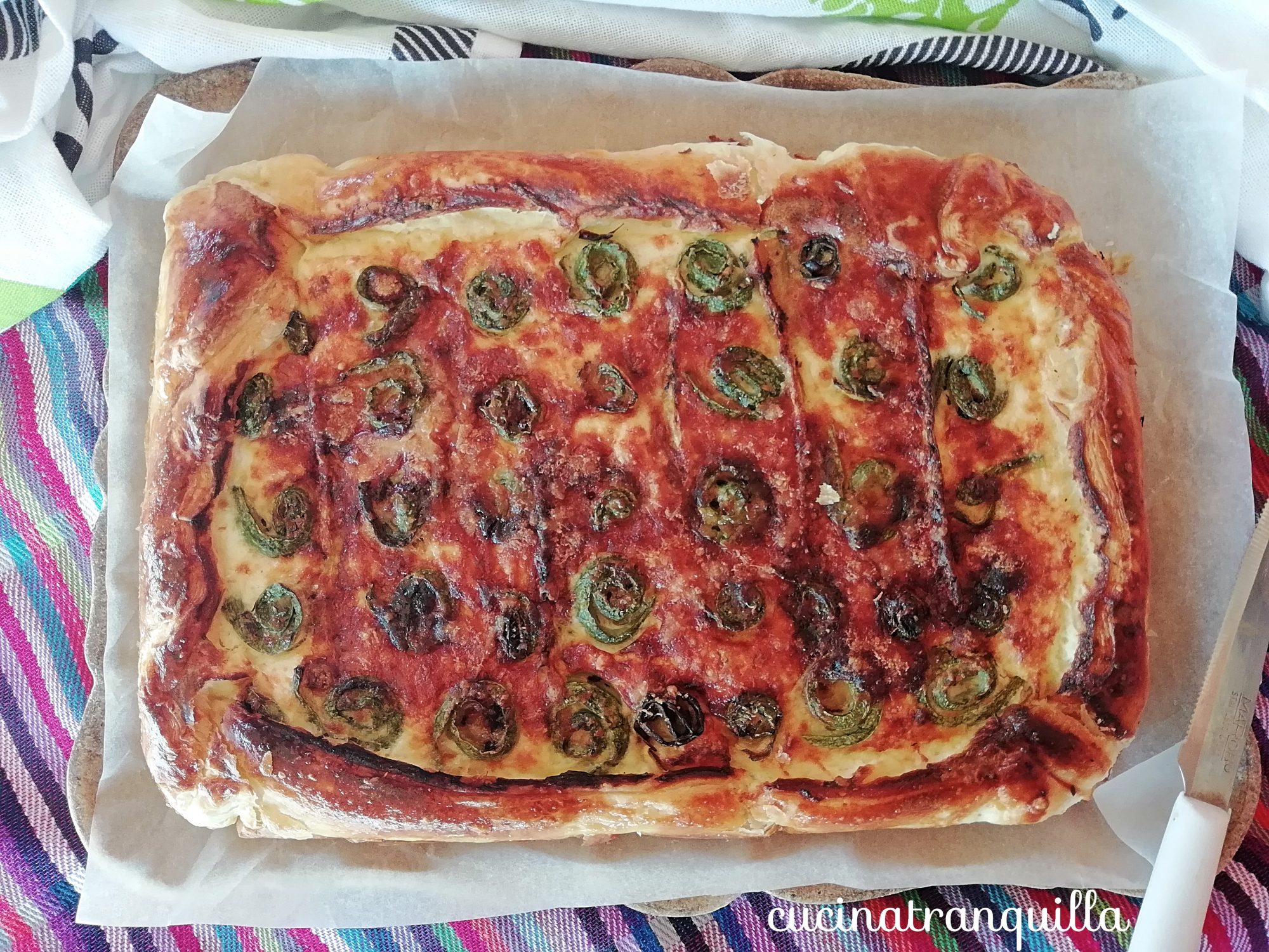Sfogliata rustica di zucchine e ricotta