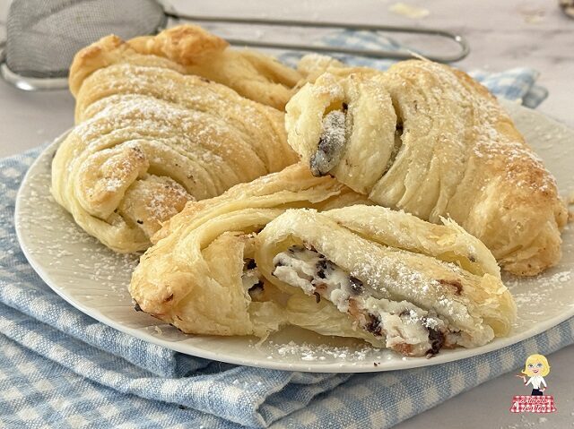 SFOGLIATELLE ricce facili con sfoglia