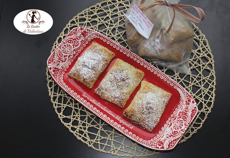 Sfogliatine di crema di marroni e amaretti