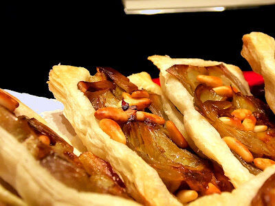 Sfoglie con carciofi e miele