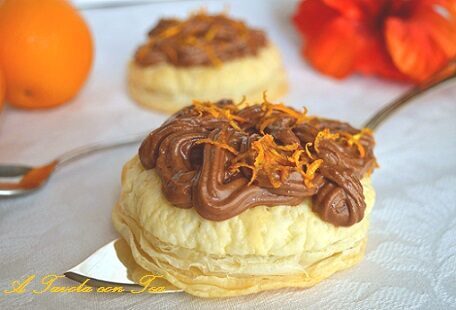 Sfoglie con mousse alla nutella (senza uova) ricetta facile