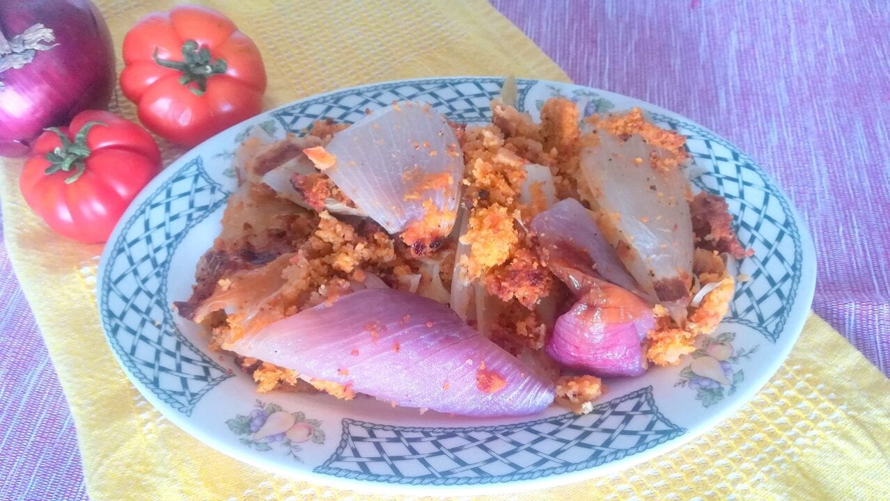 Sfoglie di cipolla di tropea gratinate