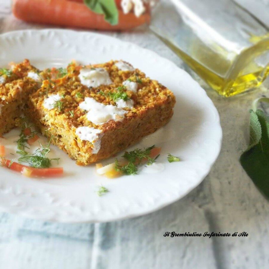 Sformatini di carote e nocciole