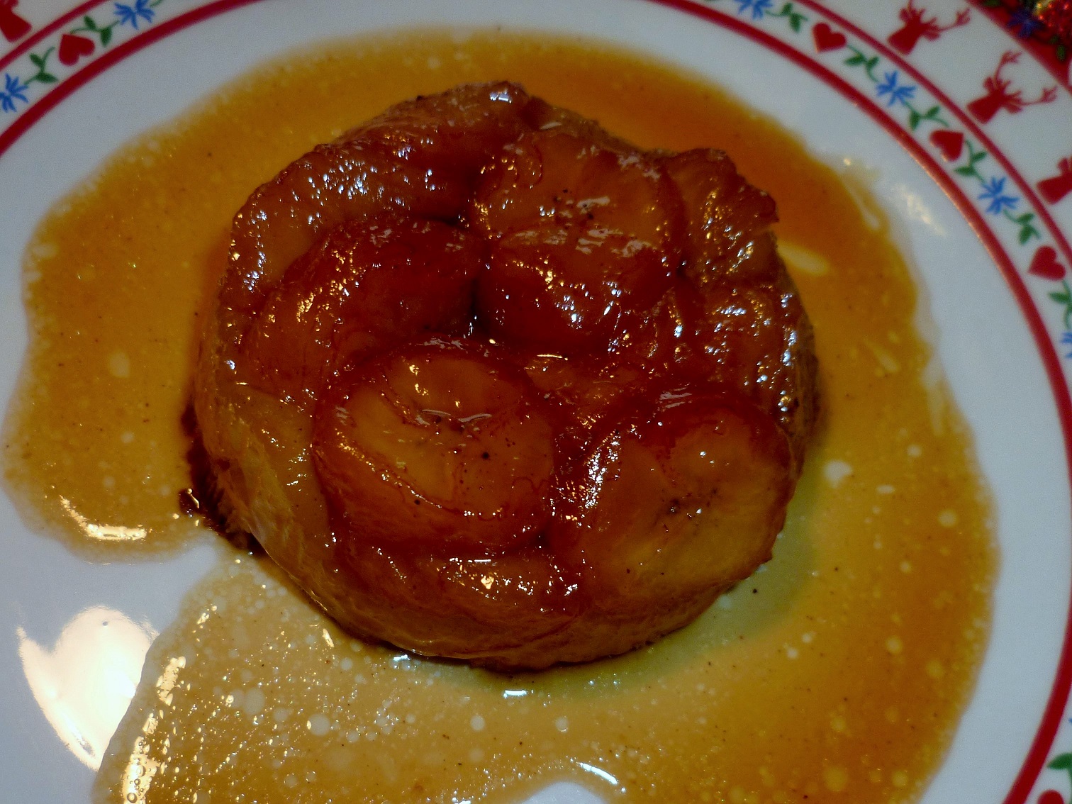 Sformato di banane caramellate