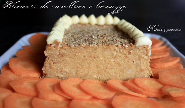 Sformato di cavolfiore e formaggi