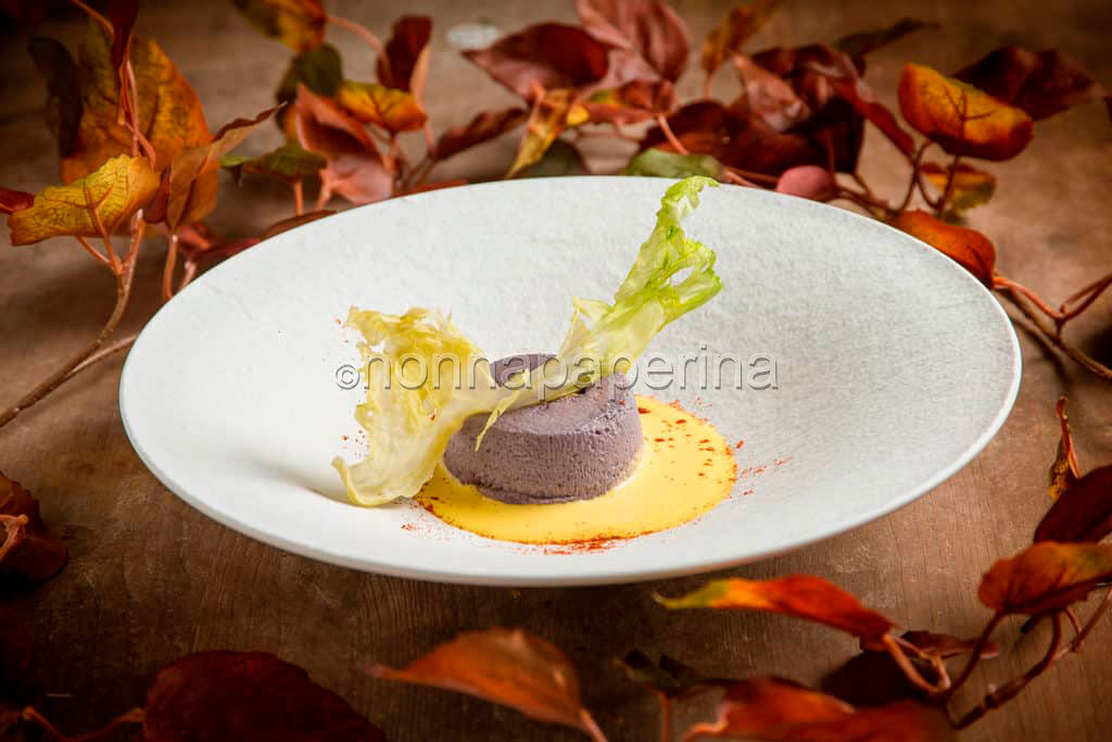 Sformato di cavolo viola: il colore in cucina