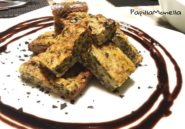 Sformato di erbette e pane con noce moscata