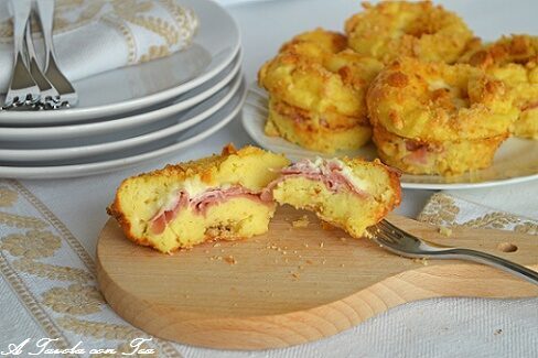 Sformato di patate con speck e formaggio