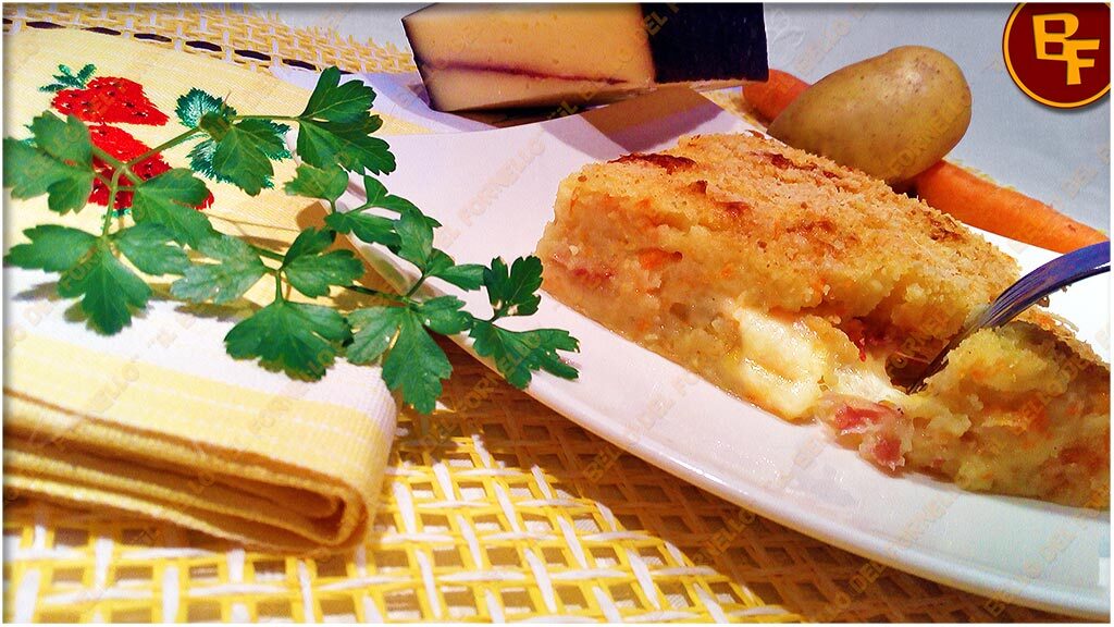 Sformato di patate e carote