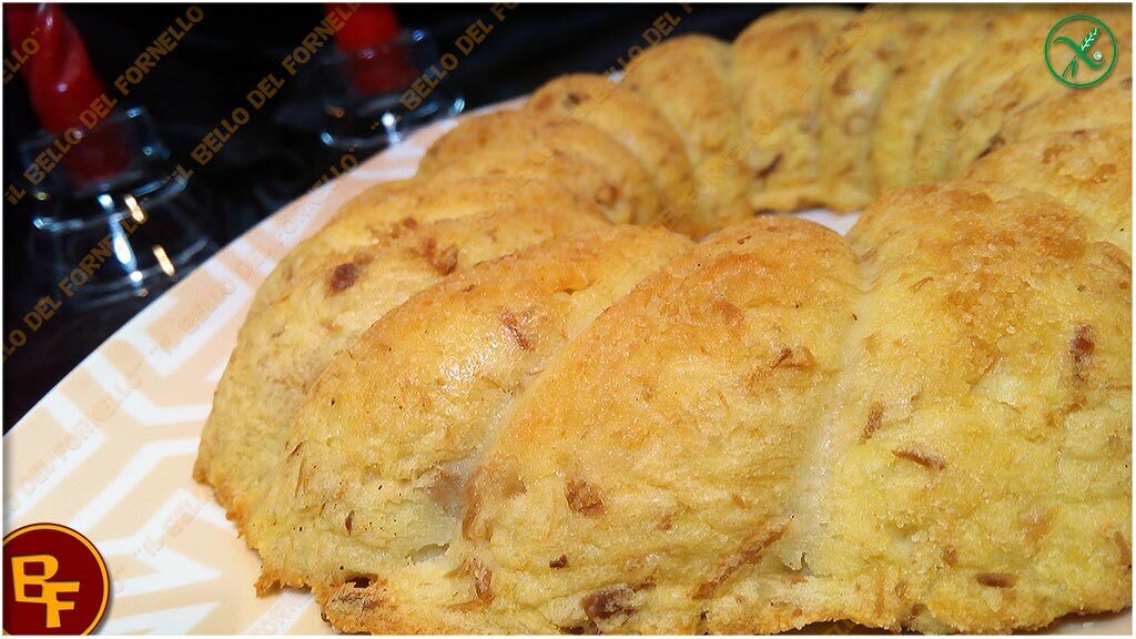 Sformato di patate tonno sott’olio e provola affumicata senza uova