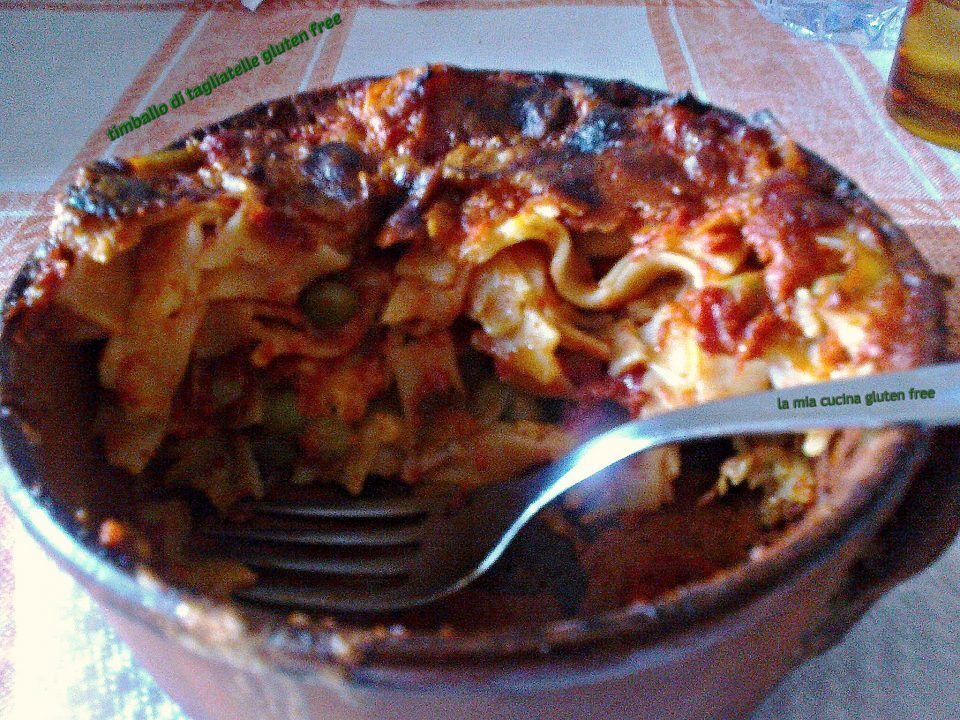 Sformato di tagliatelle senza glutine