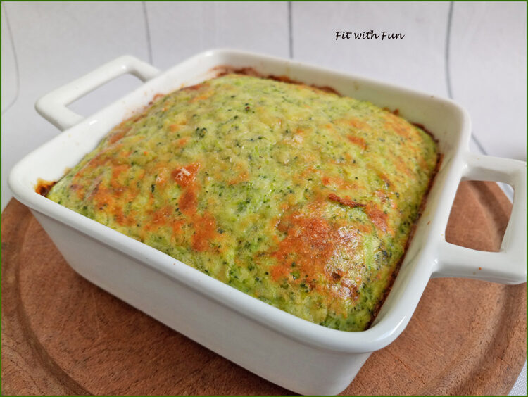 Sformato di uova e broccoli ripieno e low carb