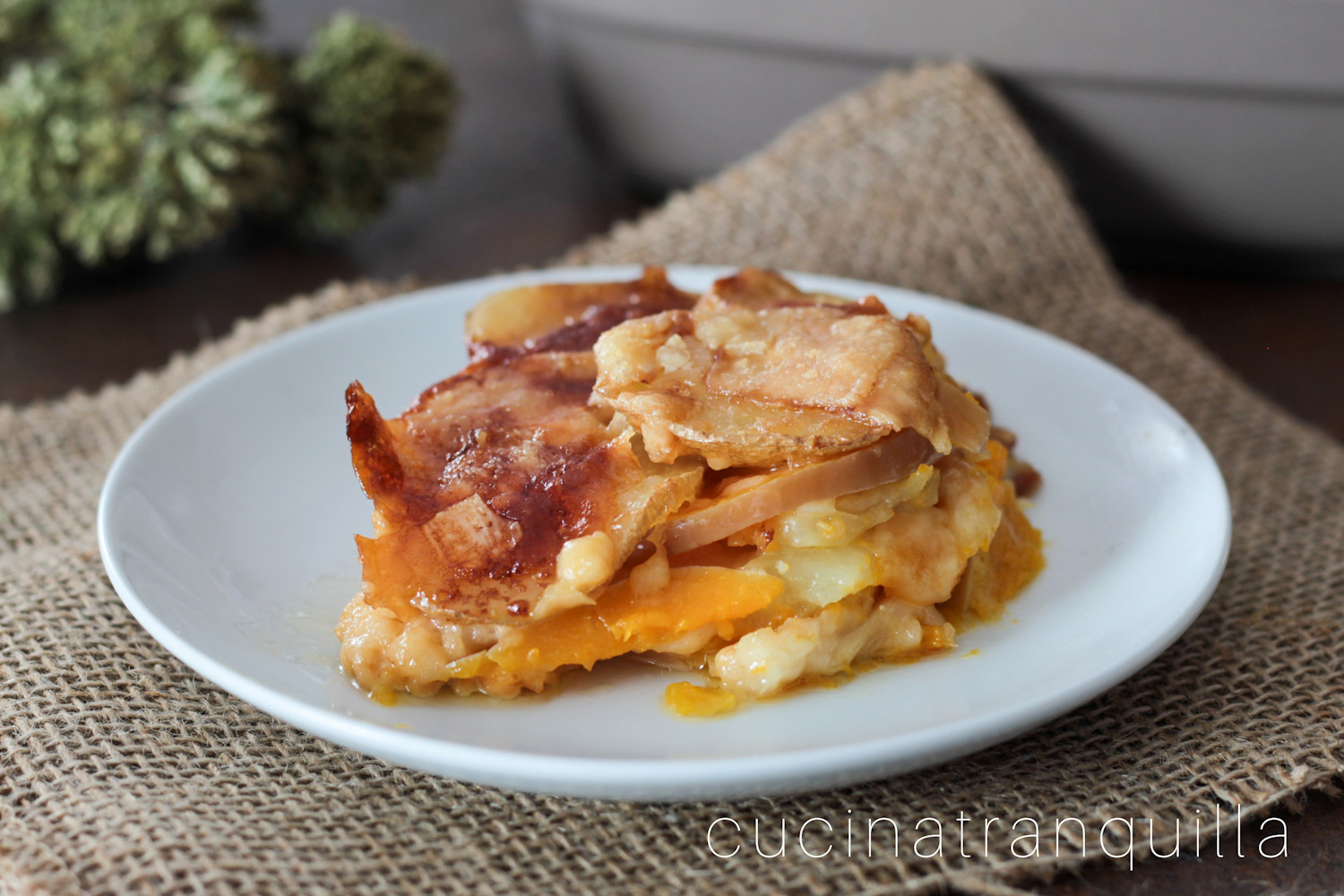 Sformato di zucca e patate