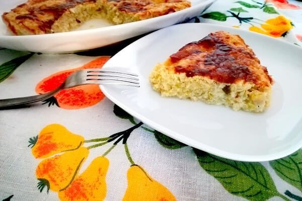 Sformato di zucchine al profumo di basilico con bimby