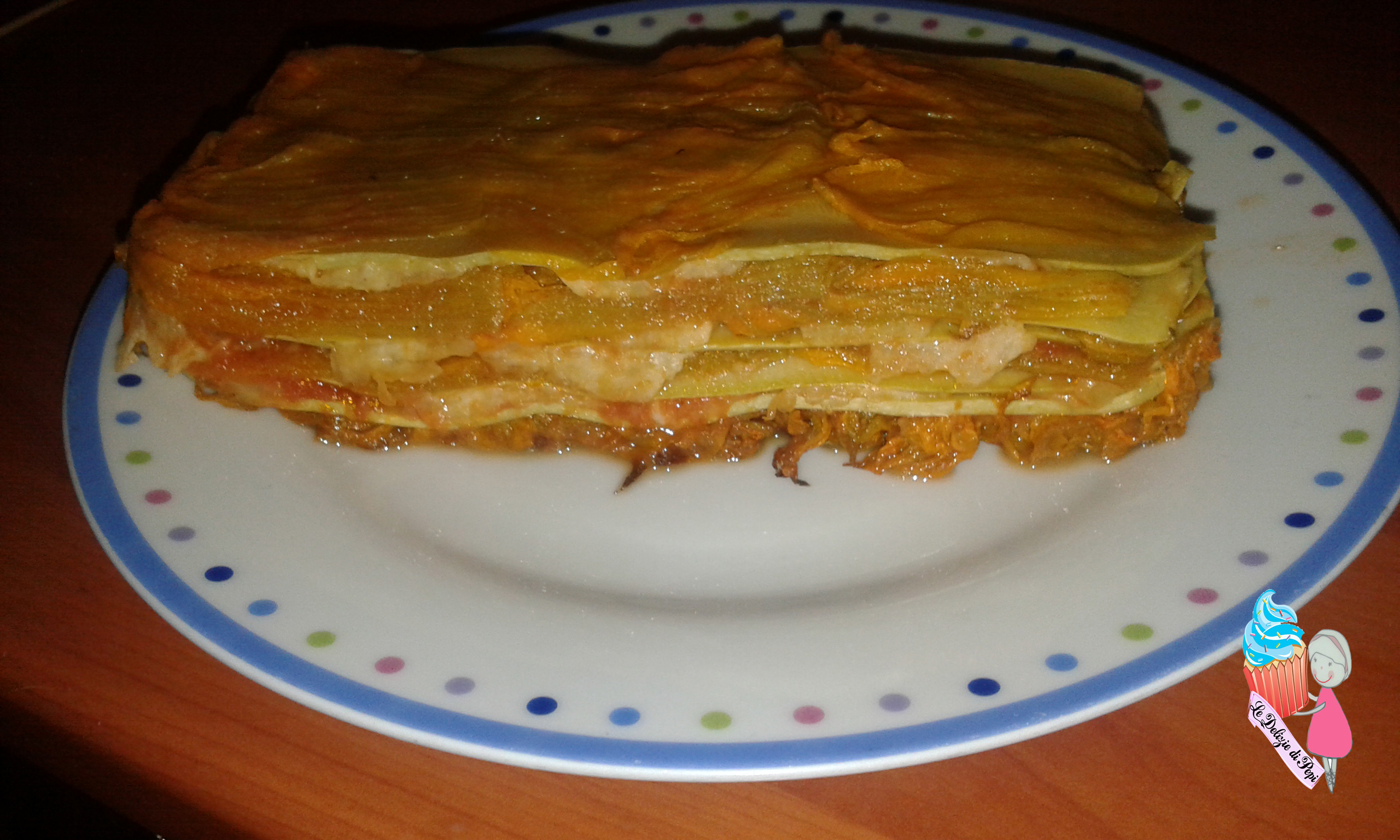 Sformato di zucchine e fiori di zucca