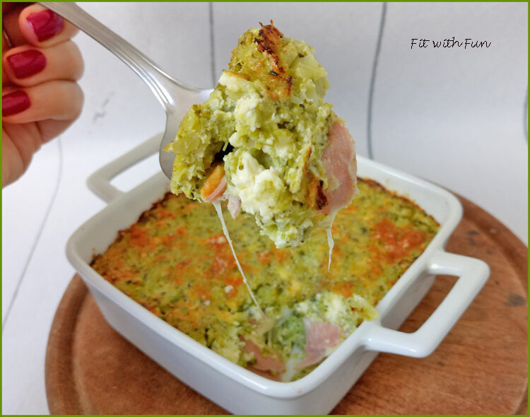 Sformato keto di feta e broccoli ripieno