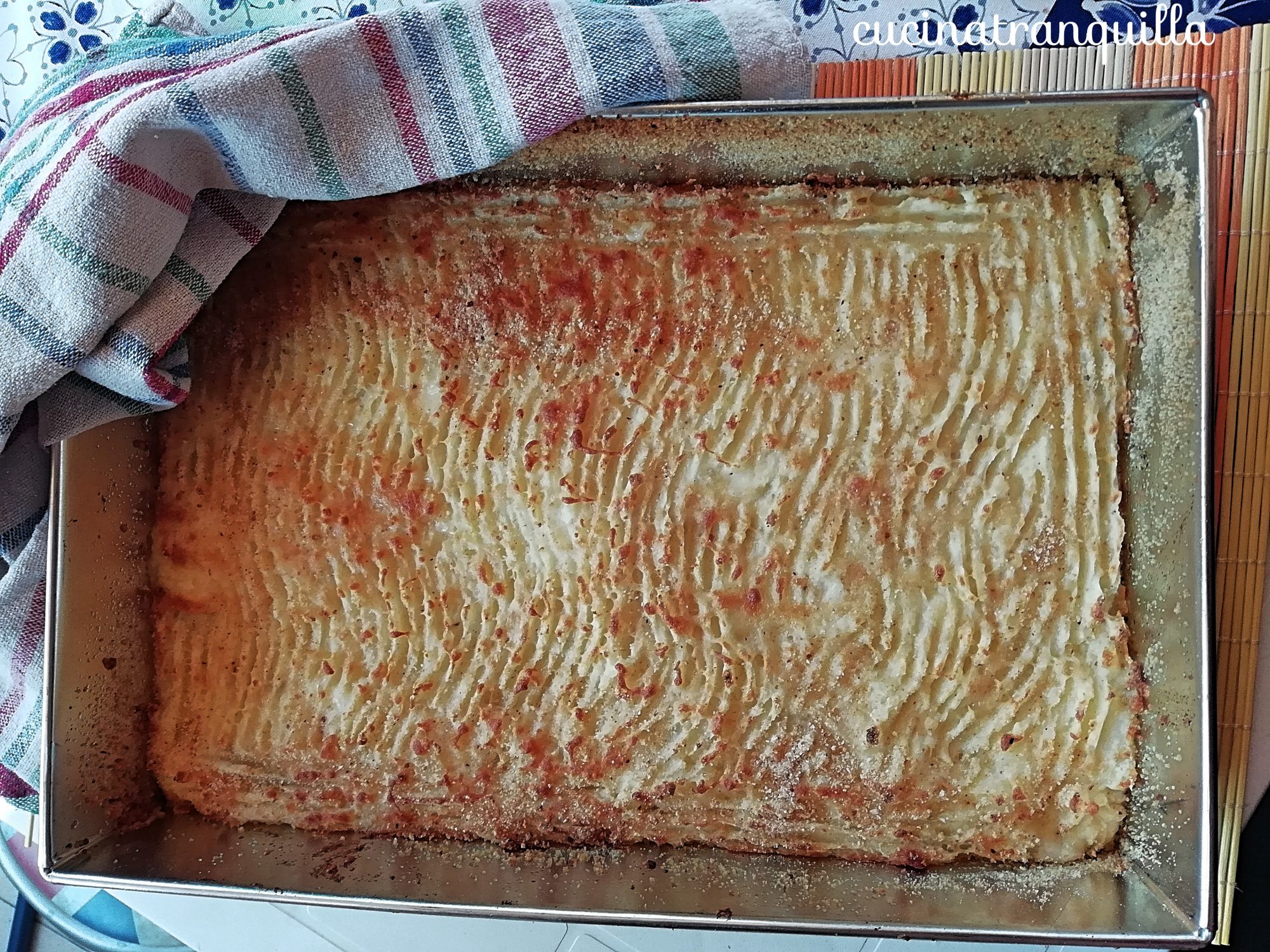 Sformato morbido di patate alla scamorza affumicata