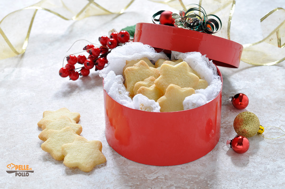 Shortbread alle mandorle – biscotti di natale semplici