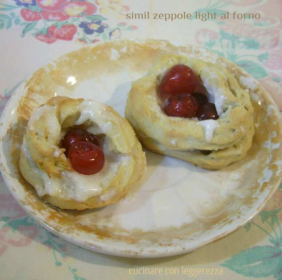 Simil zeppole light al forno
