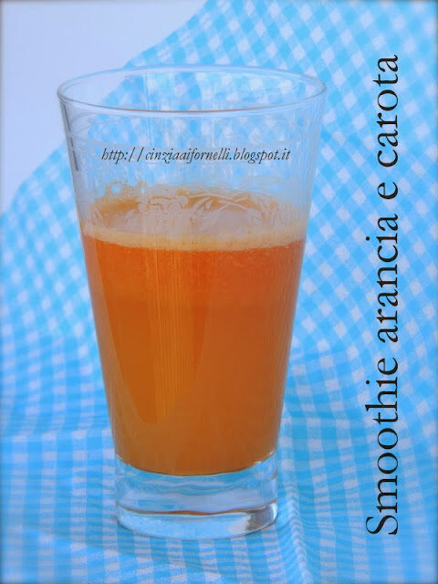 Smoothie arancia e carota