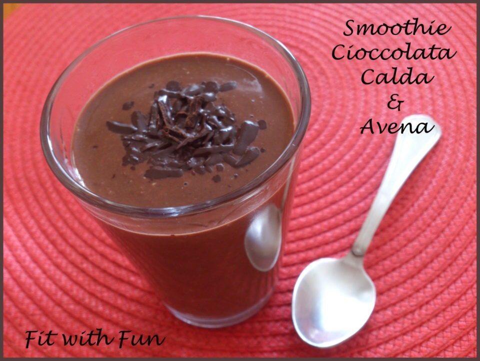 Smoothie di cioccolata calda con avena