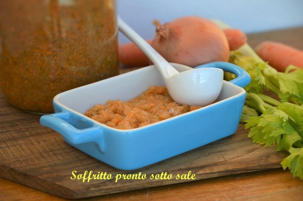 Soffritto pronto sotto sale