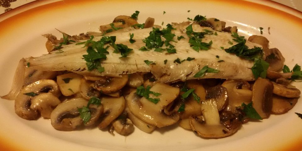 Sogliola ai funghi