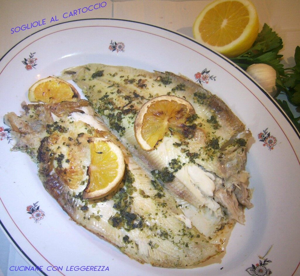 Sogliole al cartoccio