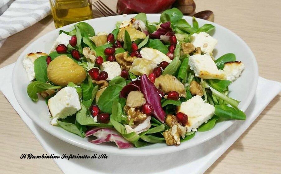 Songino con castagne e ricotta al forno