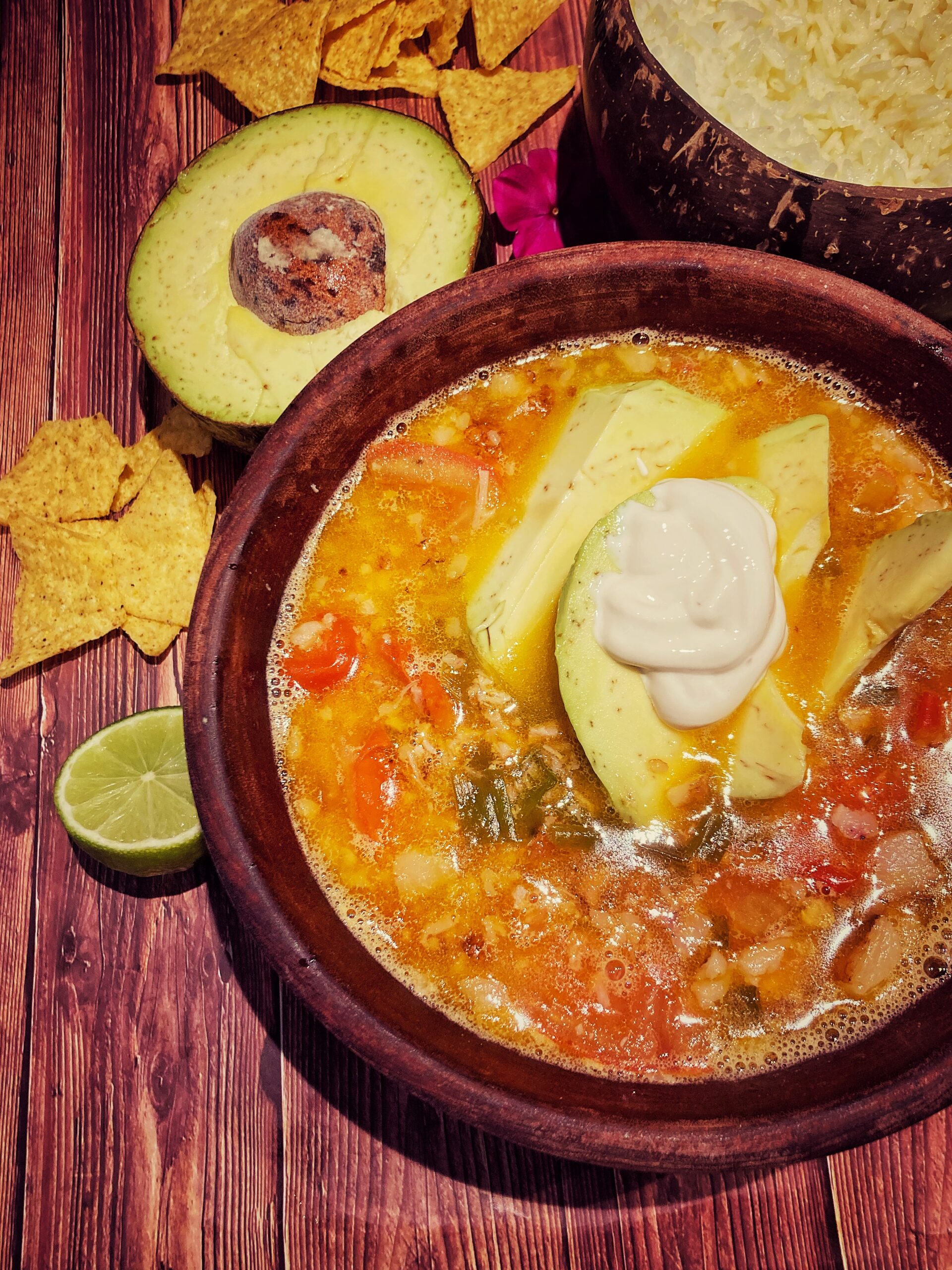 Sopa de chicarrón (messico)