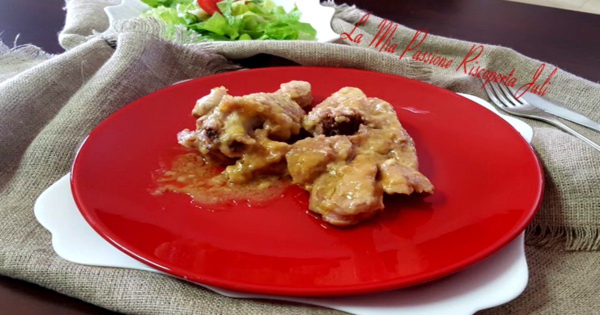 Sopra coscia del tacchino con crema di cipolla