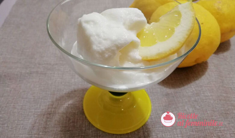 Sorbetto a limone e zenzero con il bimby