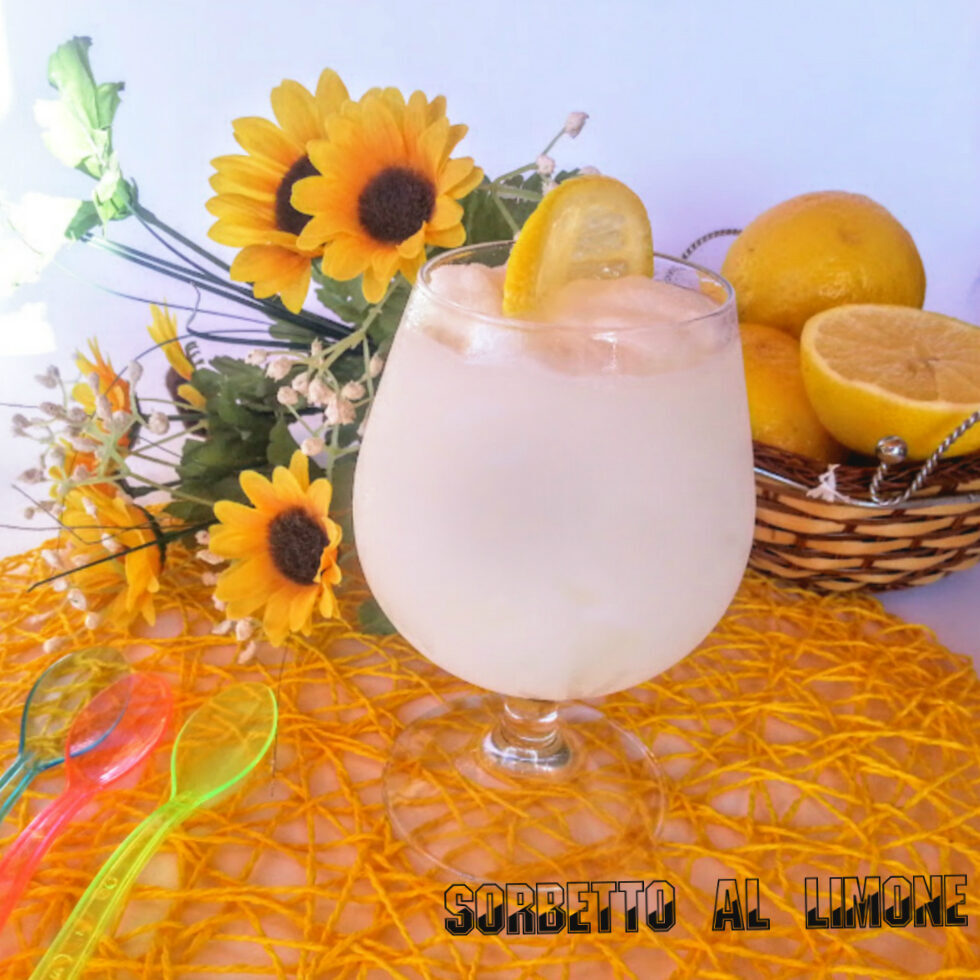 Sorbetto al limone bimby