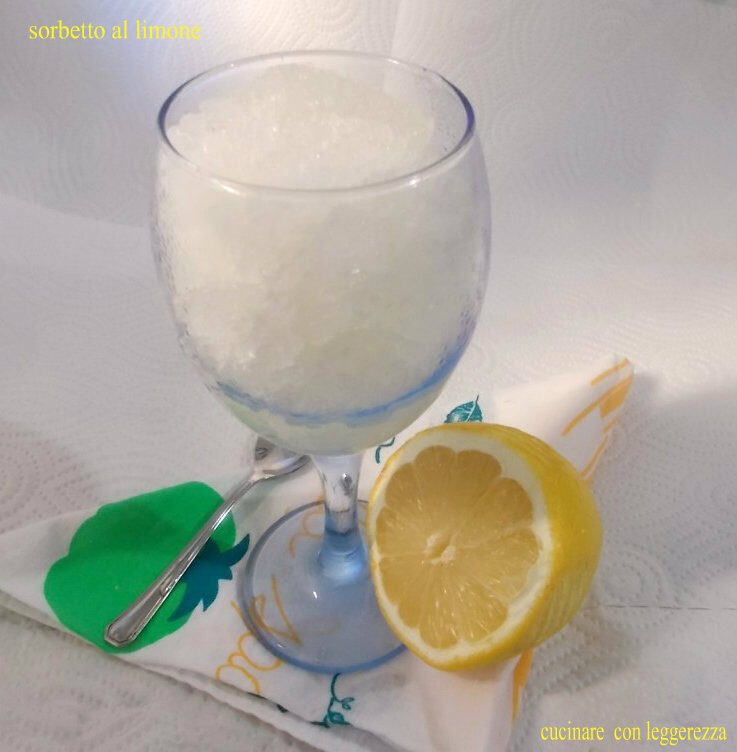 Sorbetto al limone