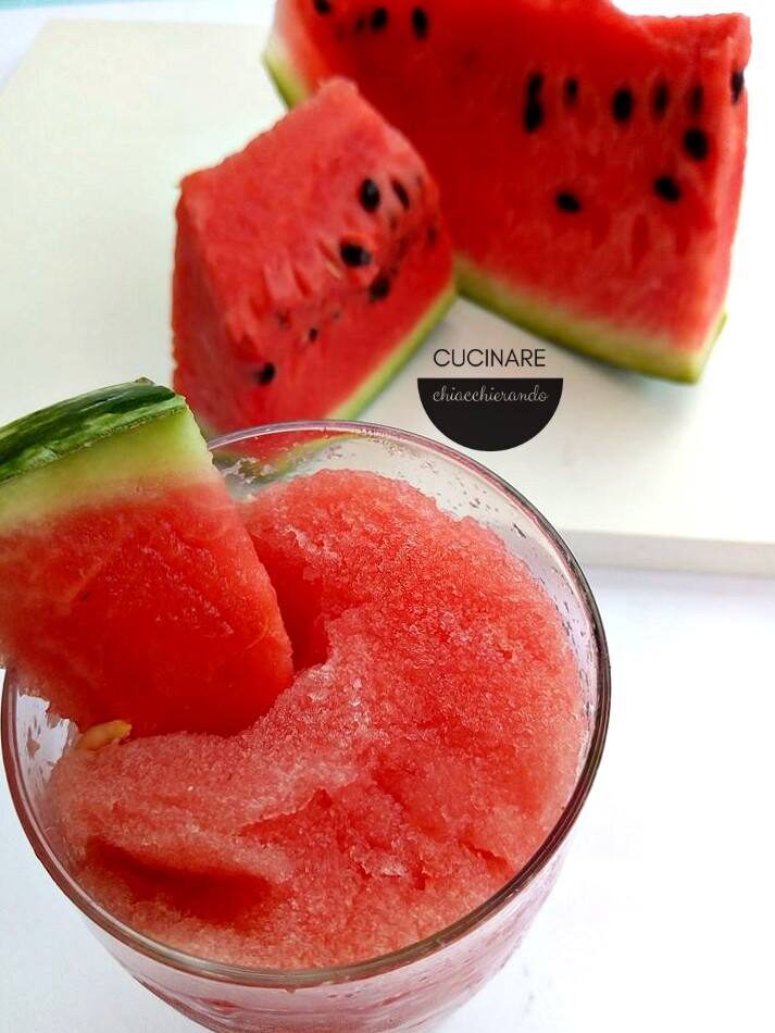 Sorbetto all’anguria con soli 2 ingredienti