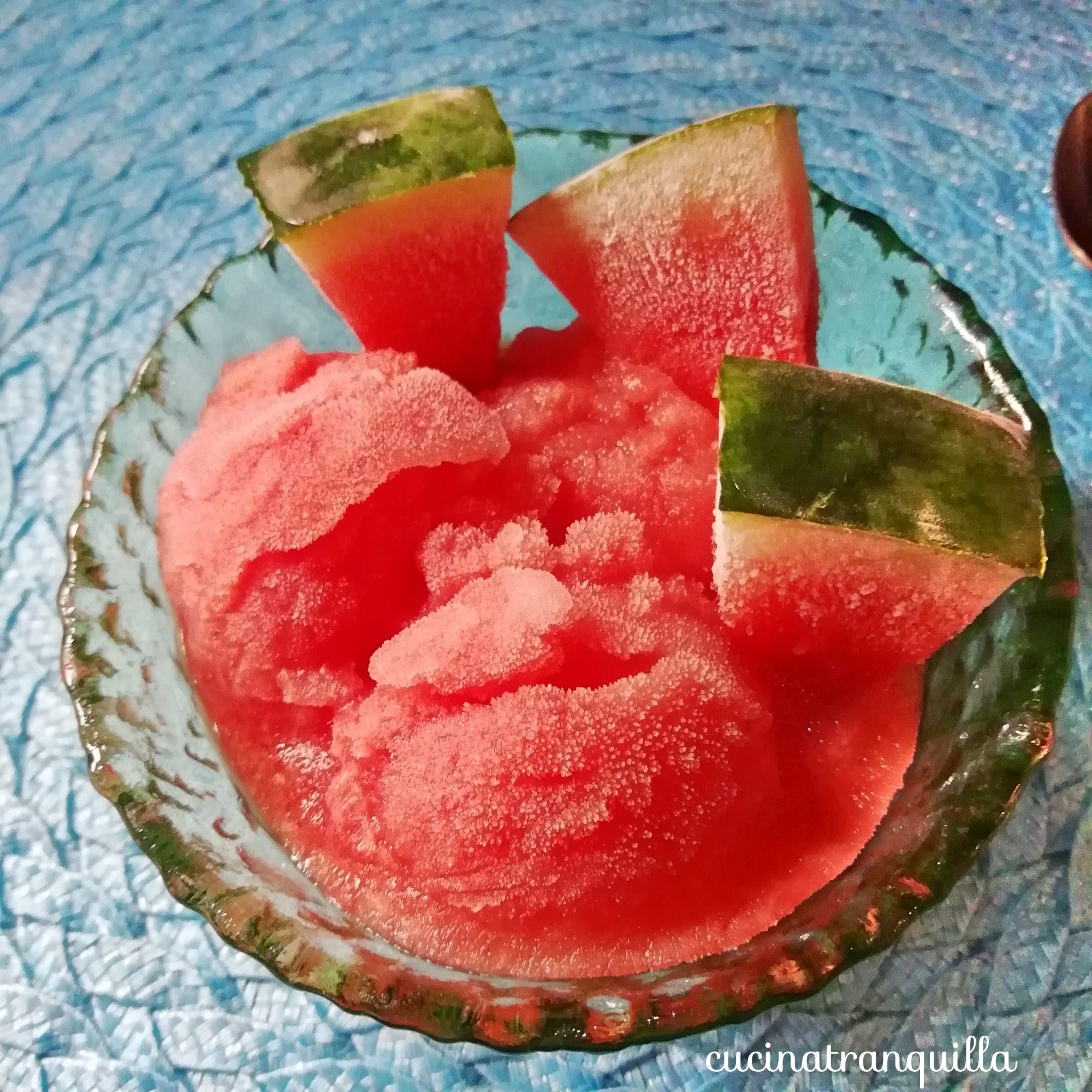 Sorbetto all’anguria