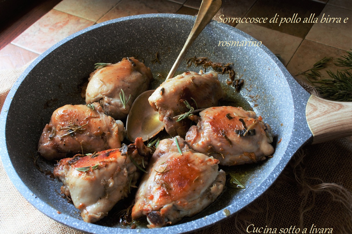 SOVRACCOSCE DI POLLO ALLA BIRRA E ROSMARINO