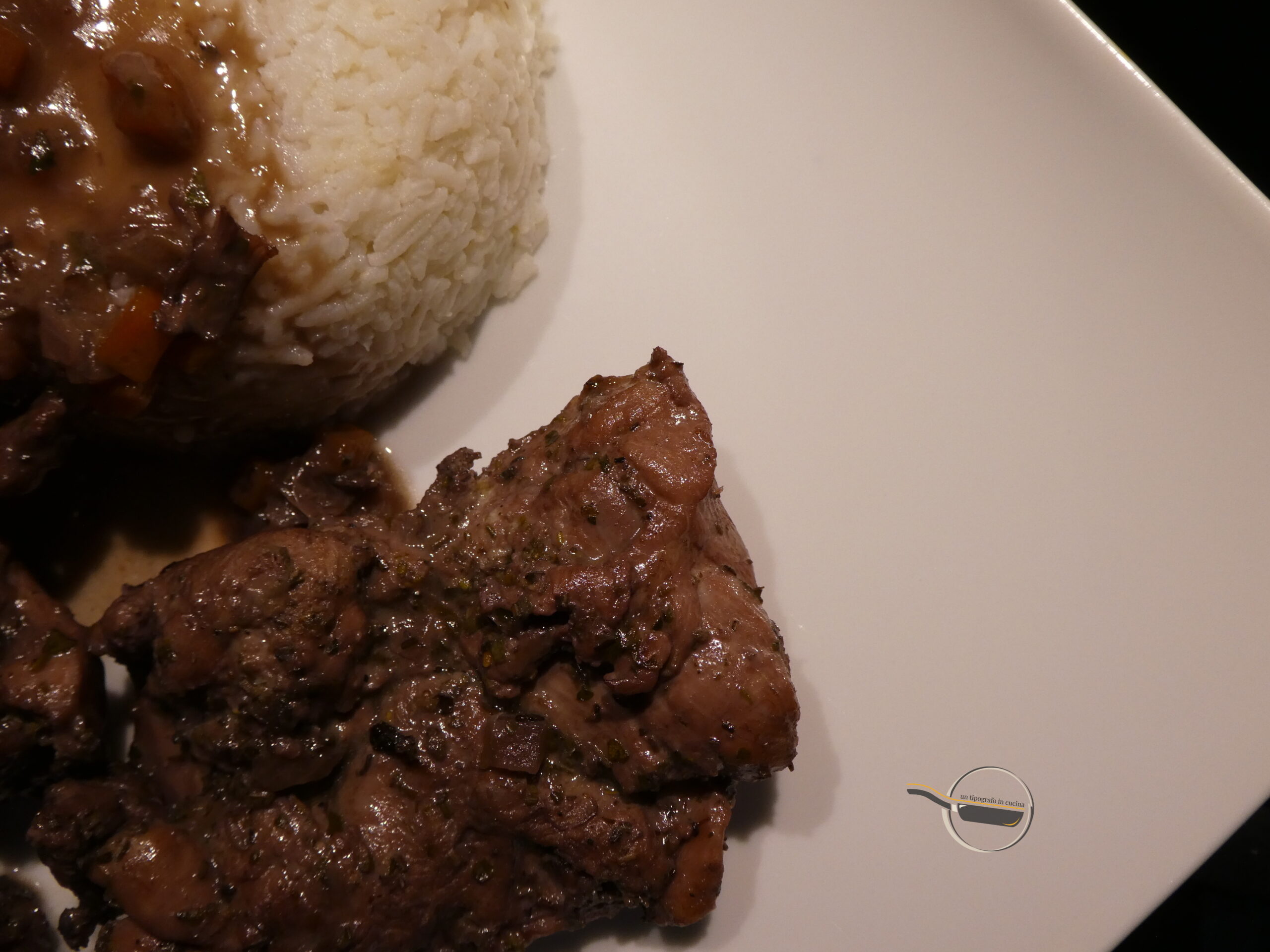Sovracosce di pollo al vino rosso, con riso basmati…