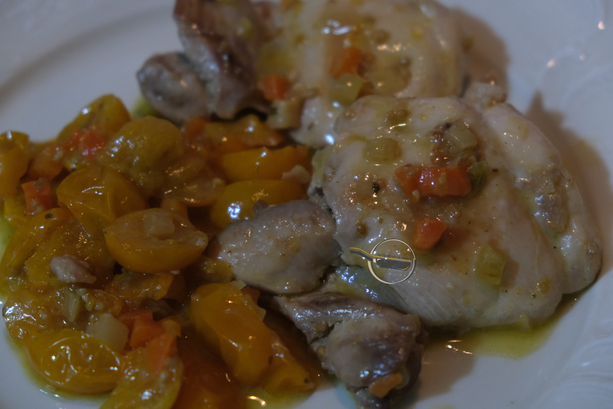Sovracosce di pollo e pomodorini in umido…