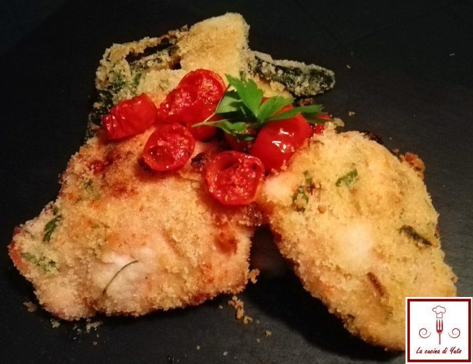 Sovracosce di pollo gratinate al forno