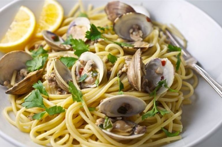 Spaghetti a vongole
