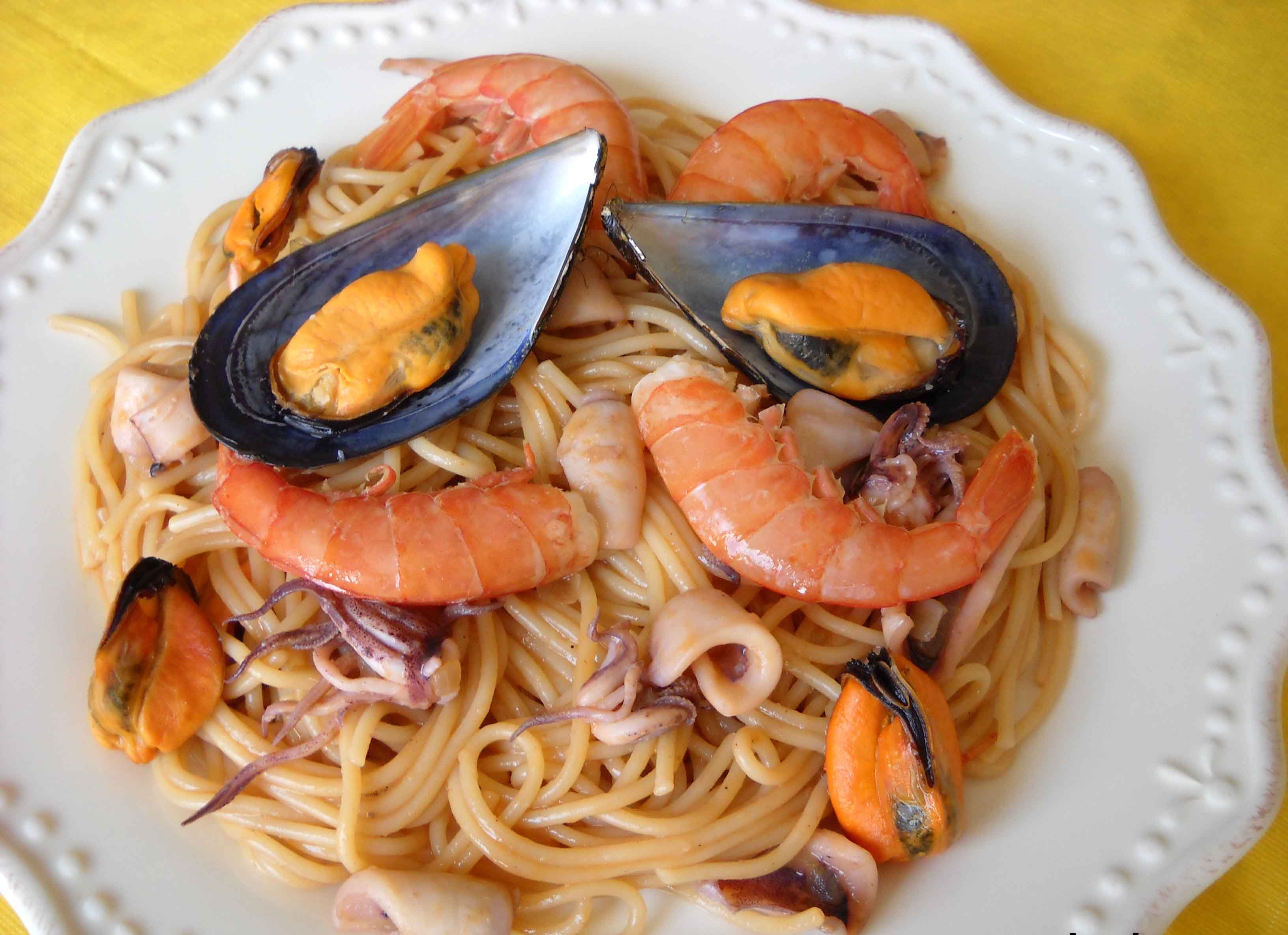 Spaghetti ai frutti di mare