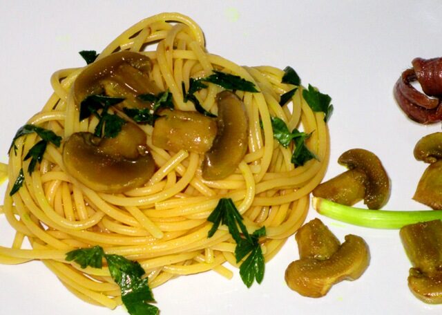 Spaghetti ai funghi
