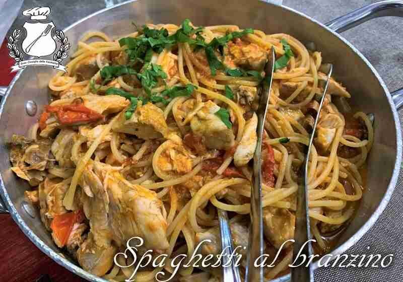 Spaghetti al branzino
