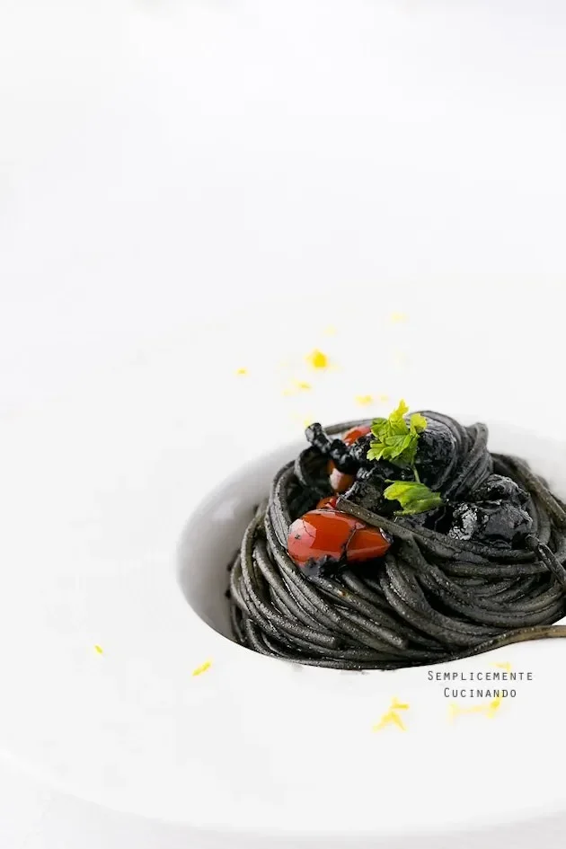 Spaghetti al nero di seppia