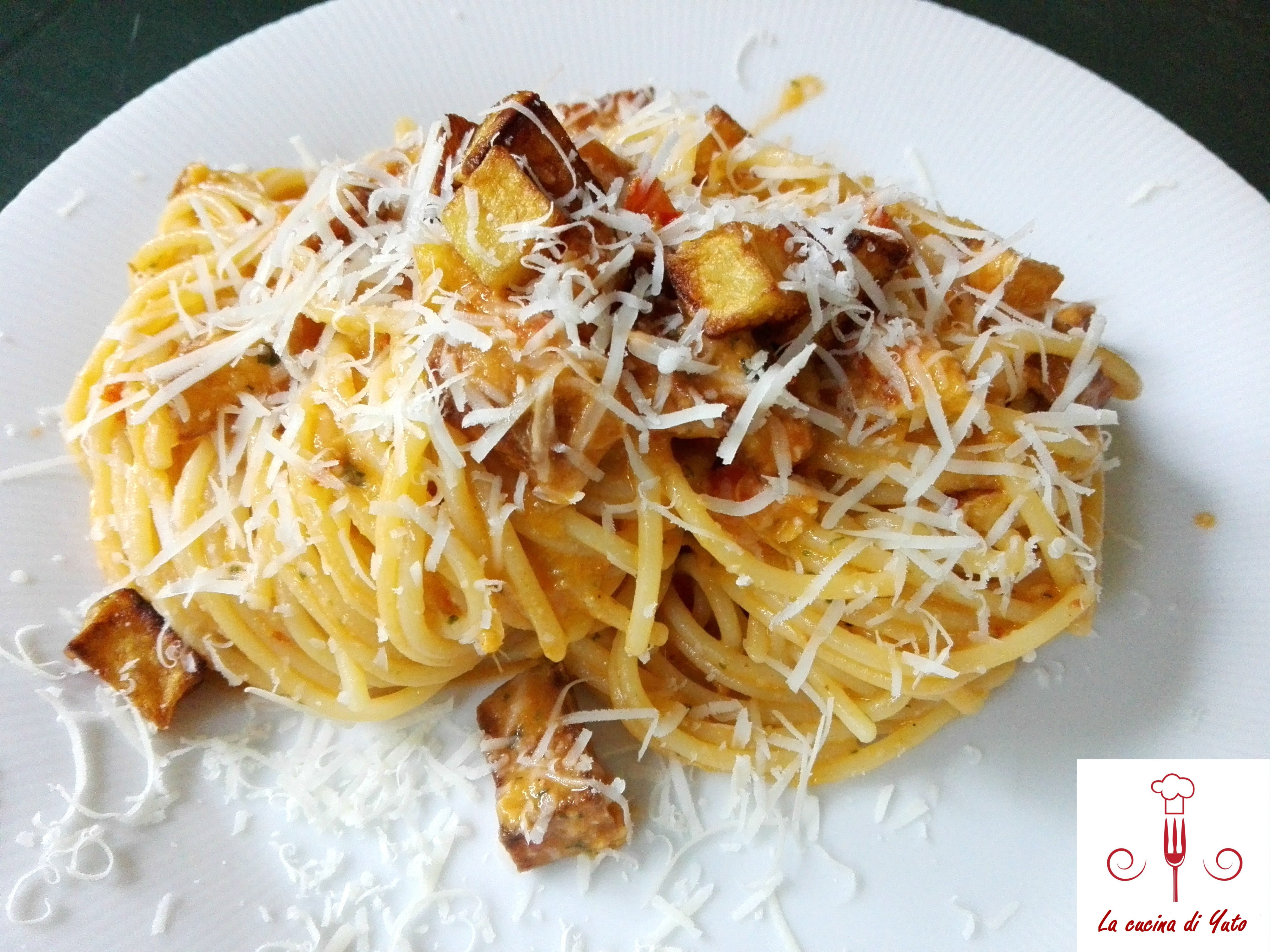 Spaghetti al profumo di arancia