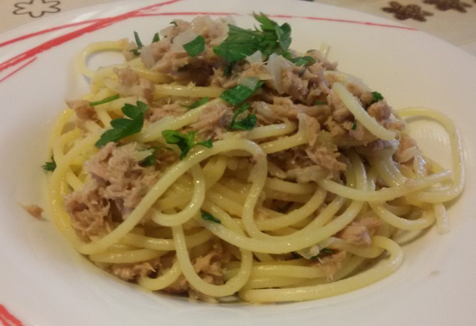 Spaghetti al tonno