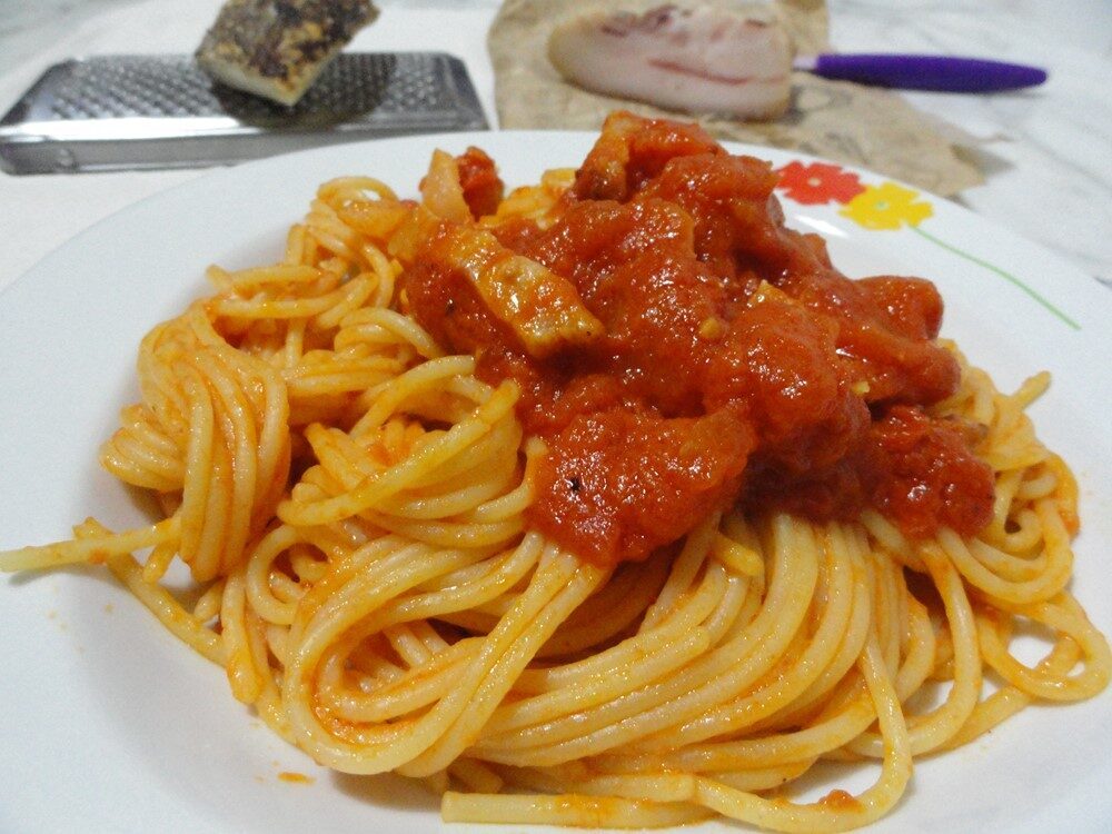 Spaghetti all’ amatriciana