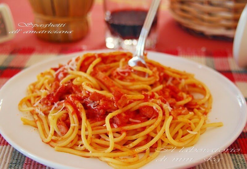 Spaghetti all’ amatriciana