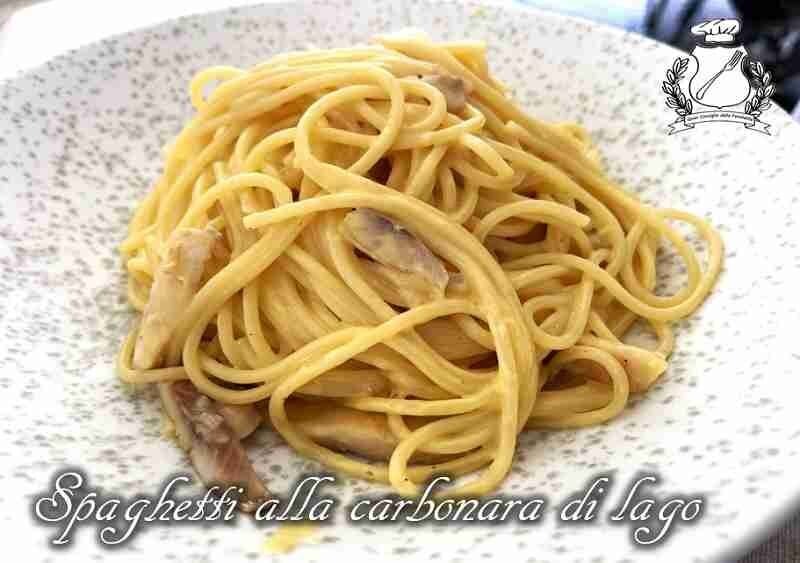 Spaghetti alla carbonara di lago